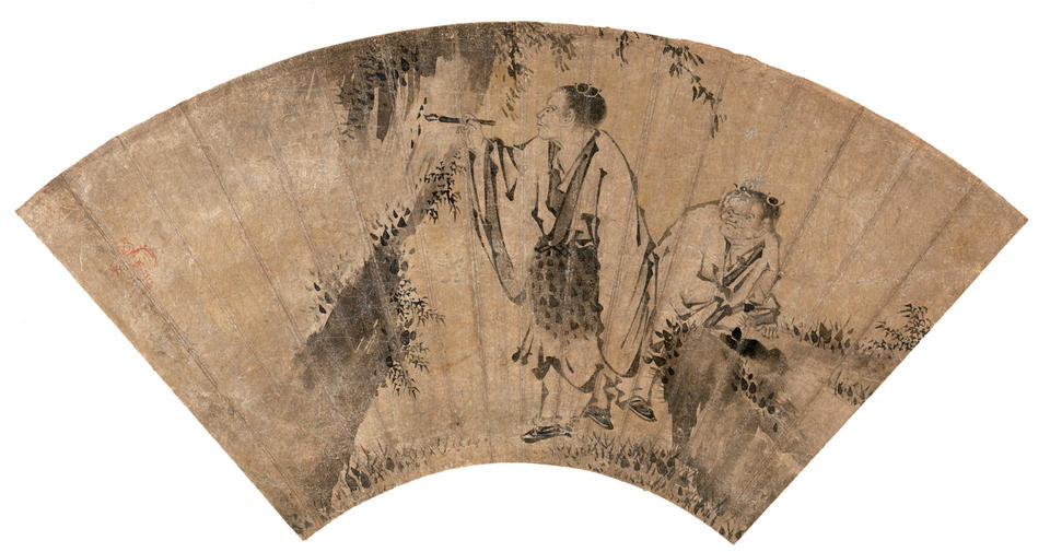Kanzan (寒山) and Jittoku (拾得)