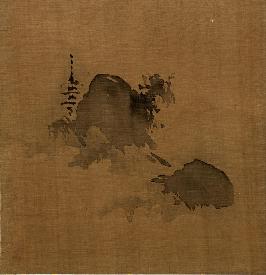 Evening Bell at the Temple in Smoky Mist, from Eight Views of the Xiao and Xiang Rivers (瀟湘八景)