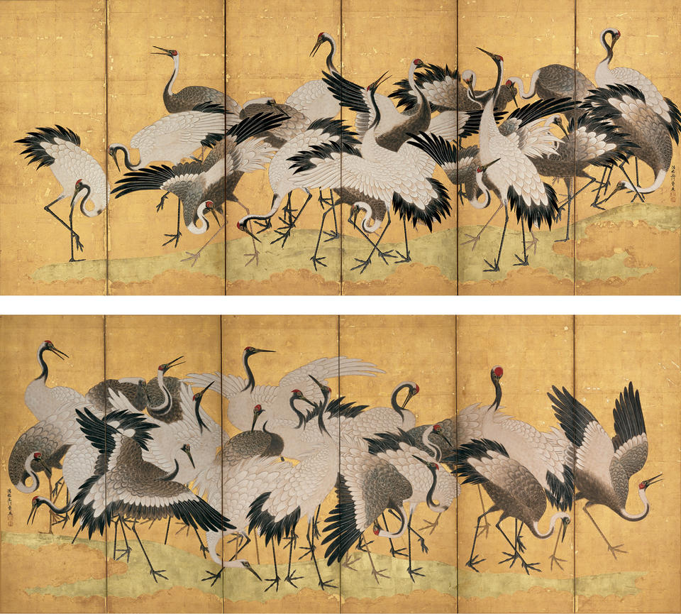Flock of Cranes