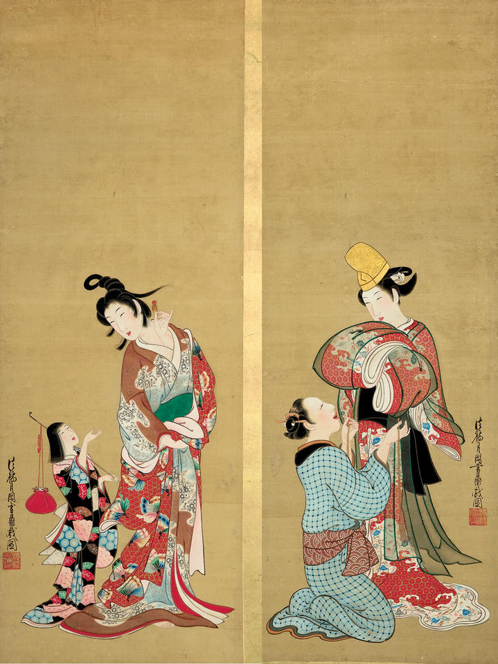 Courtesans and Their Attendants