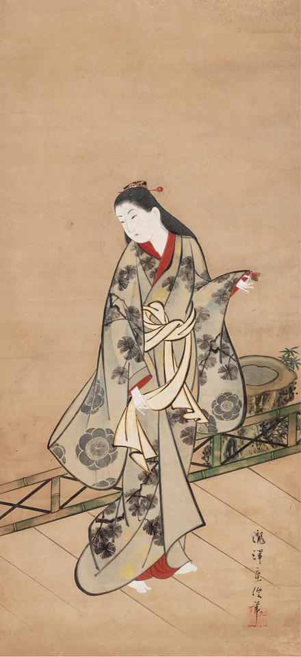 Woman on a Veranda