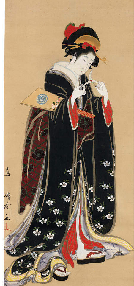 Woman with Battledore and Shuttlecock