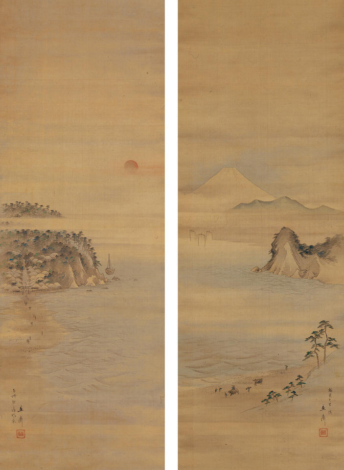 Scenes of Shichirigahama (七里ケ浜) and Enoshima (江ノ島)