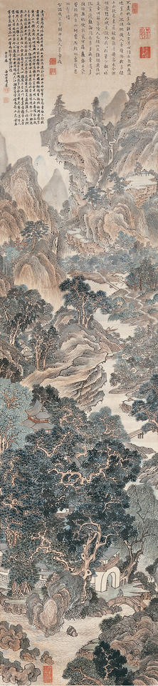 Landscape in Blue and Green