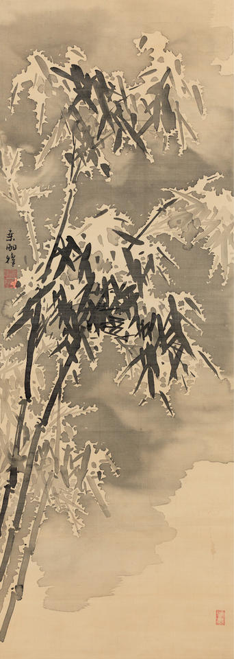 Bamboo in Snow