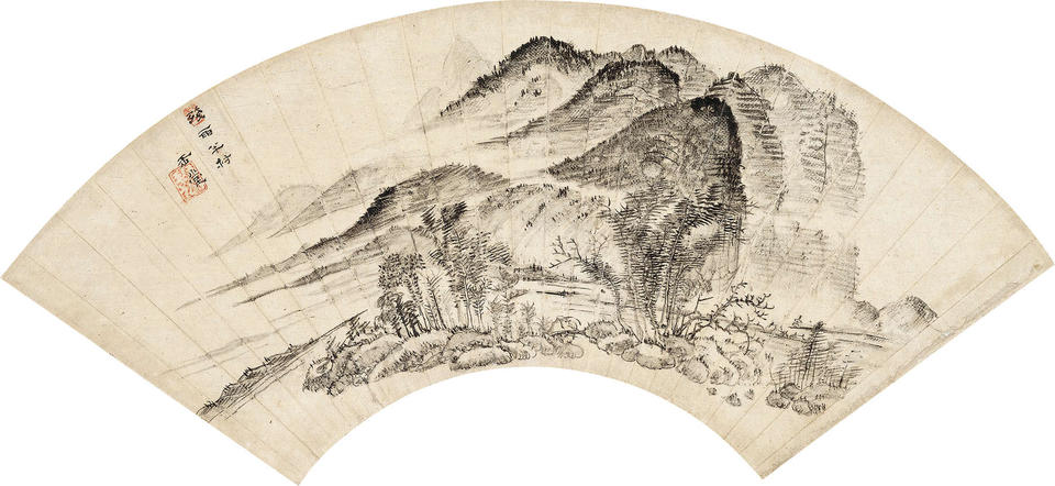 Lingering Rain over a Mountain Hamlet