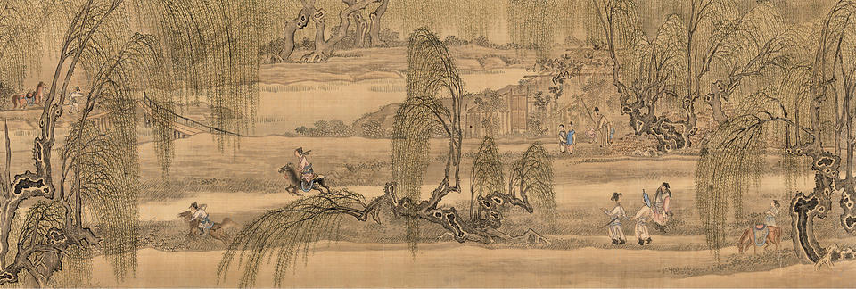 Horseback Riding at West Lake (西湖戯馬図)