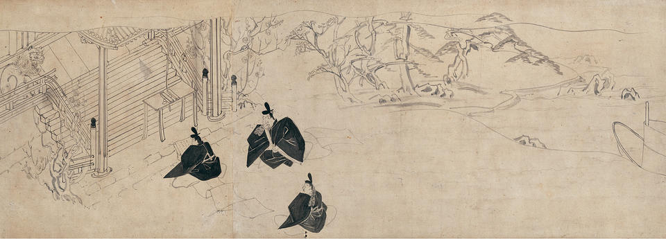 From Kitano Tenjin engi emaki (北野天神縁起絵巻)