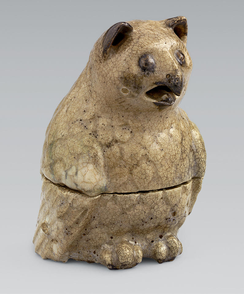 Owl-shaped incense burner (kōro, 香炉)