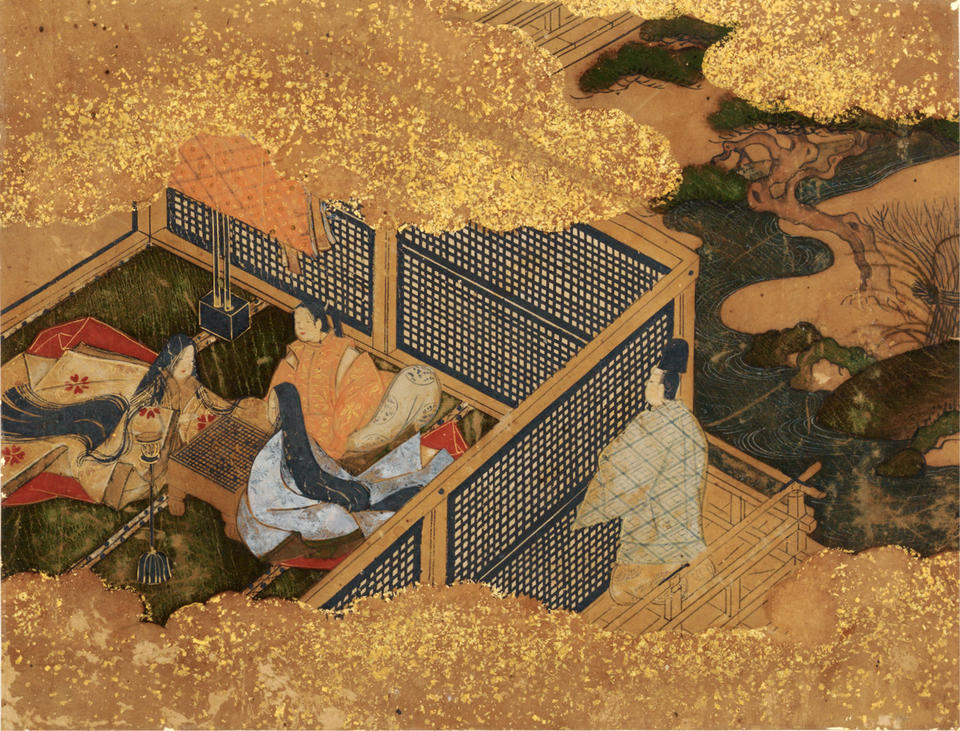 “Utsusemi” (空蝉) and “Yadorigi” (宿木) chapters of Genji monogatari (源氏物語)