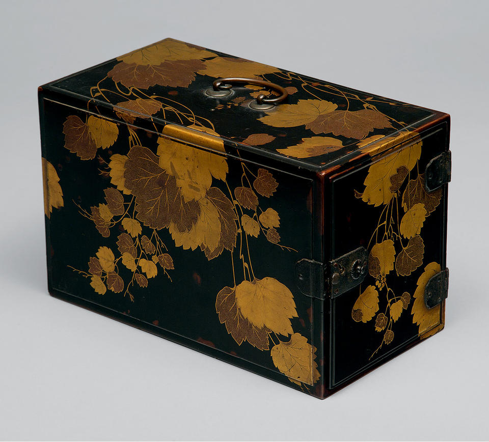 Cabinet with grapevine