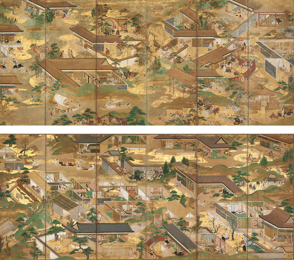 Fifty-four scenes from Genji monogatari (源氏物語)