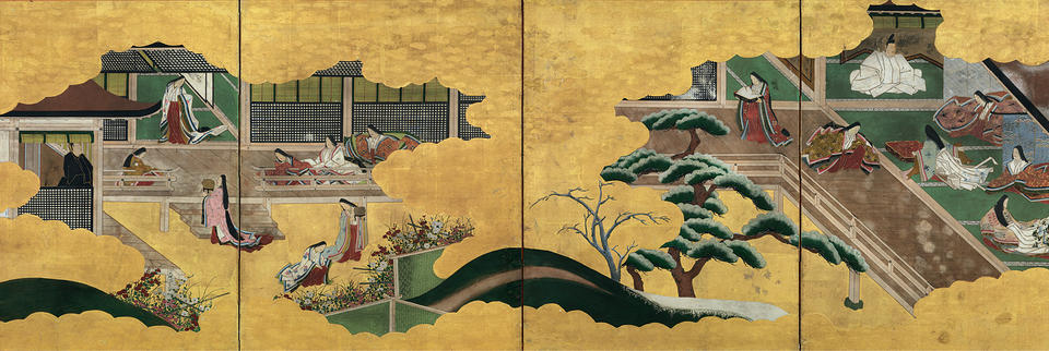 “Tamakazura” (玉鬘) and “Nowaki” (野分) chapters of Genji monogatari (源氏物語)