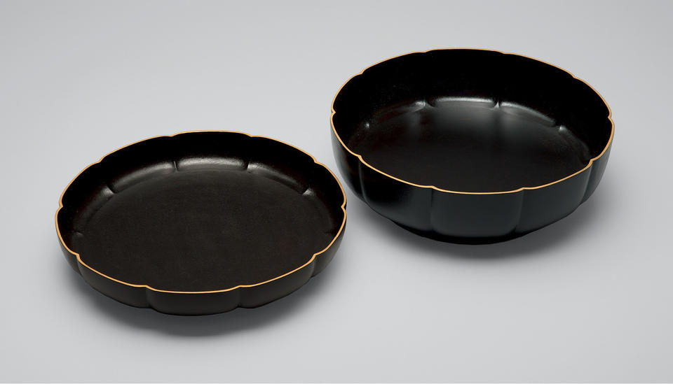 Two trays for tea sweets