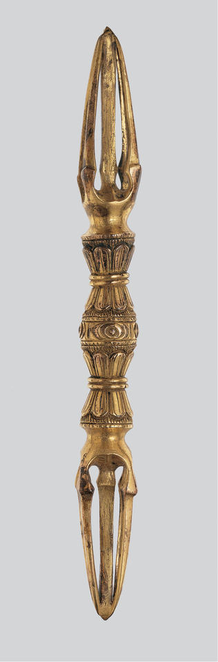 Five-pronged vajra (sube gokosho, 都五鈷杵)