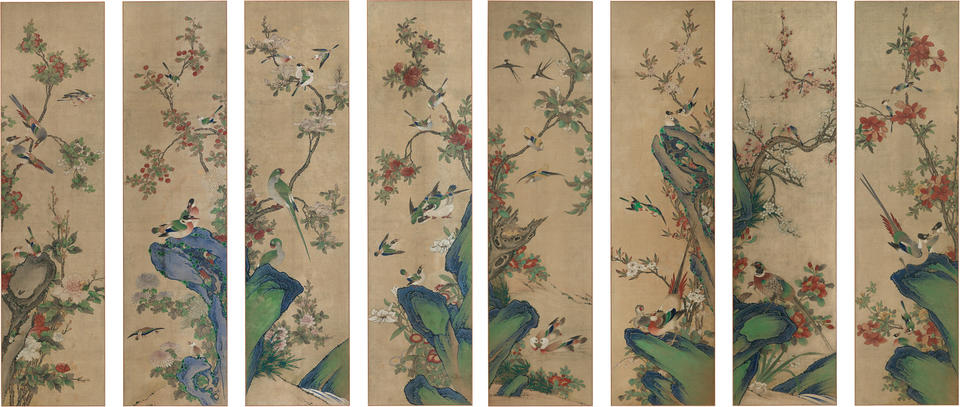 Birds and Flowers