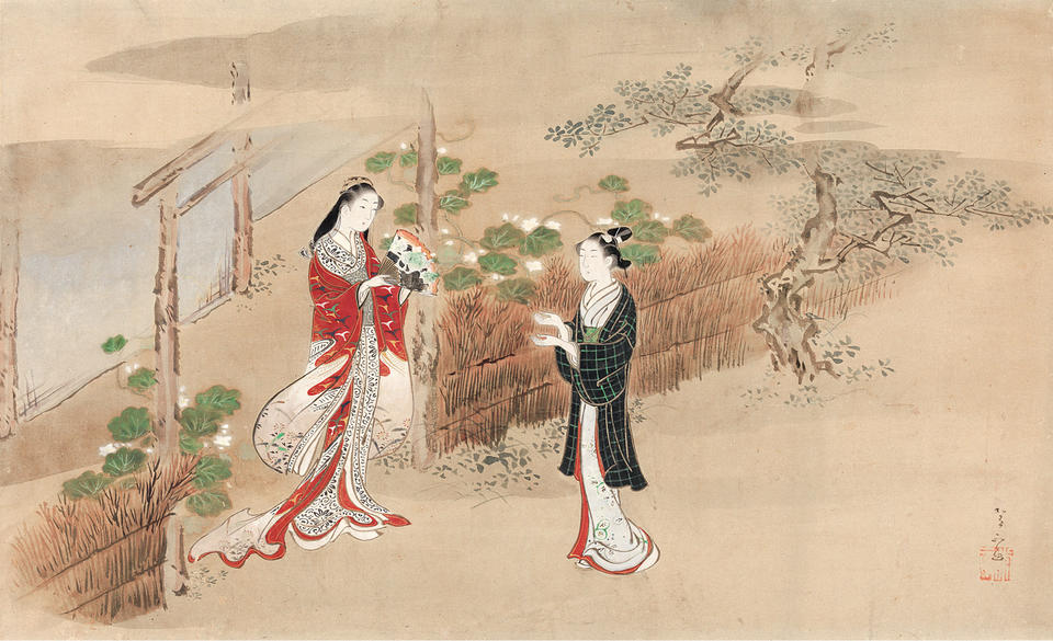 “Yūgao” (夕顔) chapter of Genji monogatari (源氏物語)