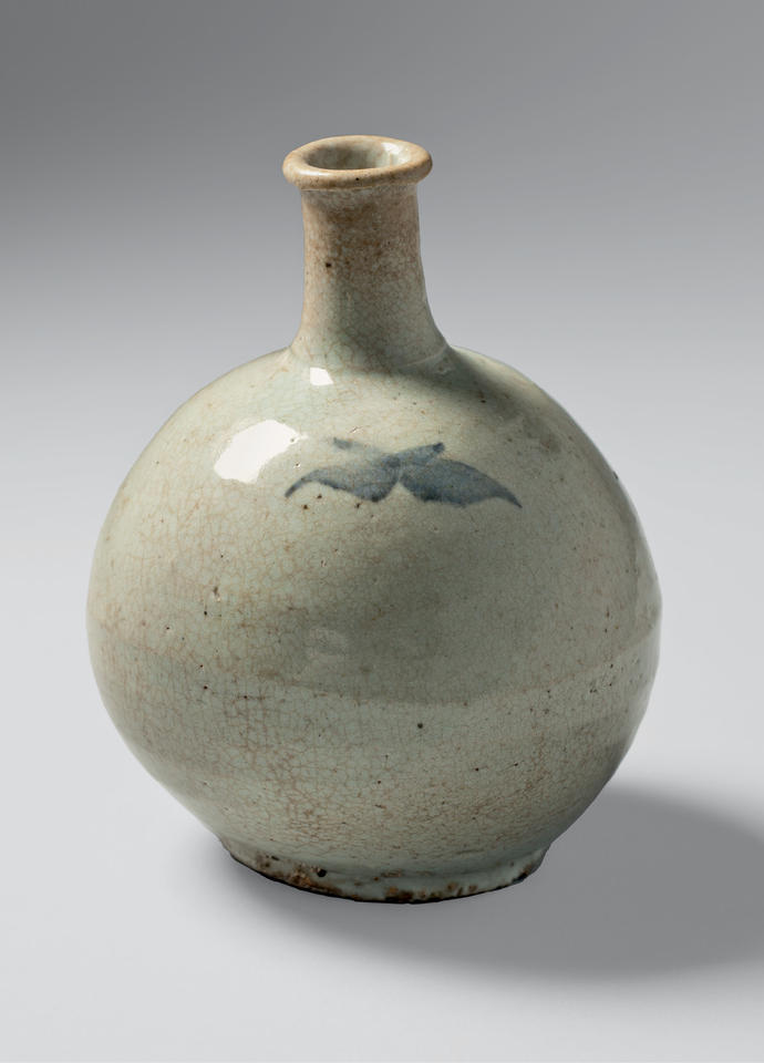 Small bottle with butterfly